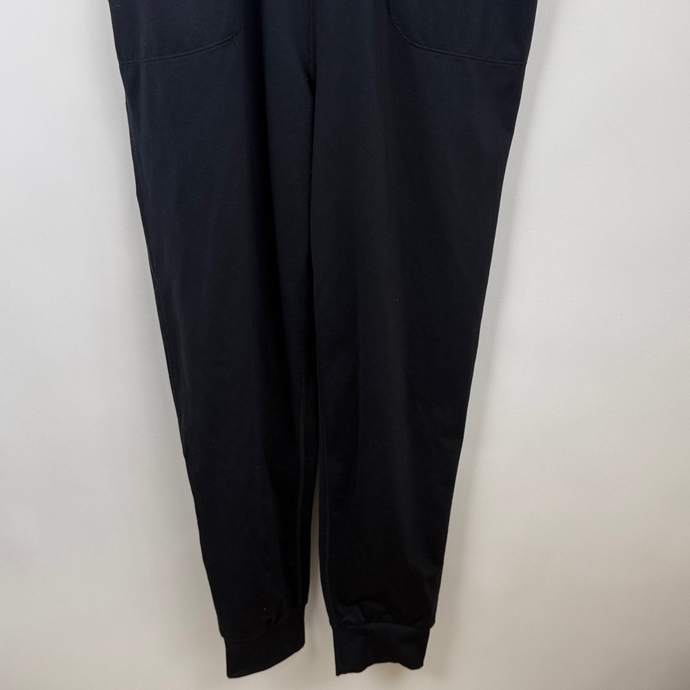Zella Live In Jogger Black Sleeveless V-Neck Jumpsuit Size Medium - Picture 5 of 9